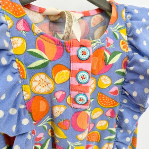 Matilda Jane Girl's Tutti Fruity Fruits Romper Size 2 - Picture 7 of 8